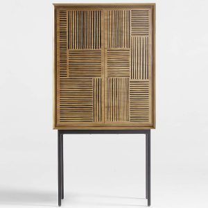 Bar Cabinet With Integrated Lighting