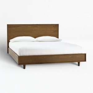 Teak Double Bed With Headboard