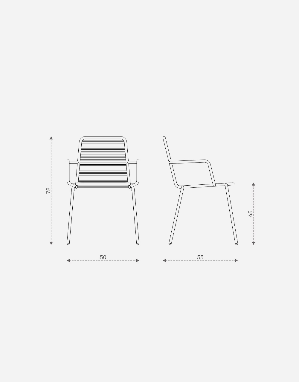 Outdoor Chair With Armrests